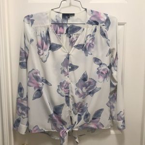 Ro & De Small Floral Blouse